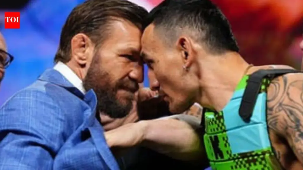 Conor McGregor’s UFC return ends after 69 seconds with knee injury: ‘I am beyond dark here’